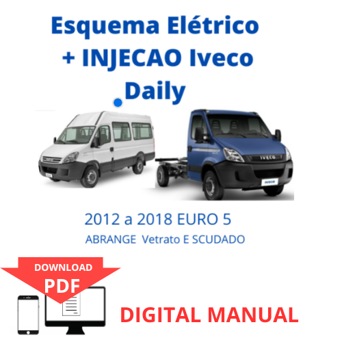 Esquema Elétrico E Inj Iveco Daily 35s14 / 45s17 / 55s17 / 70c17 2.012 A 19 Euro 5