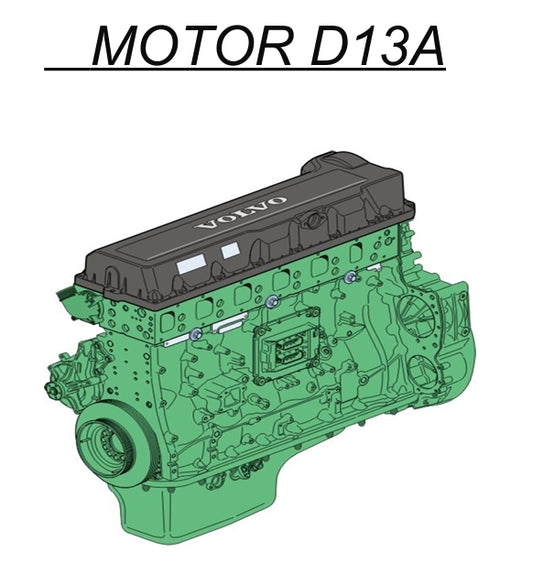 Manual de servicio del taller del motor Volvo D13a