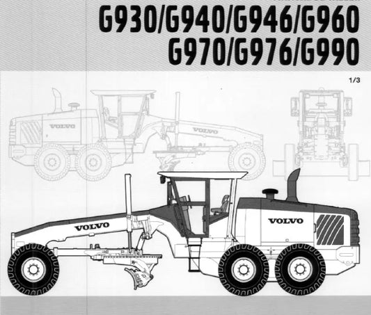 Manual de servicio del Volvo G900- G930 - 694 - G946  - G960 - G970 - G976 - 990