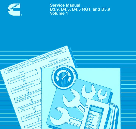 Service Manual B3.9, B4.5, B4.5 RGT, and B5.9