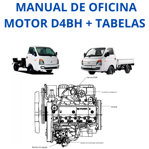 Manual de Serviço motor D4BH TCI 2.5 - D4BH (2.5TCI) HR HYUNDAI E KIA