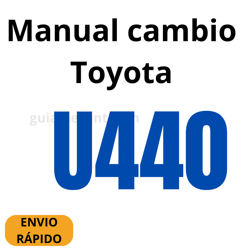 MANUAL de cambio U440 - u441 em-ingles toyota