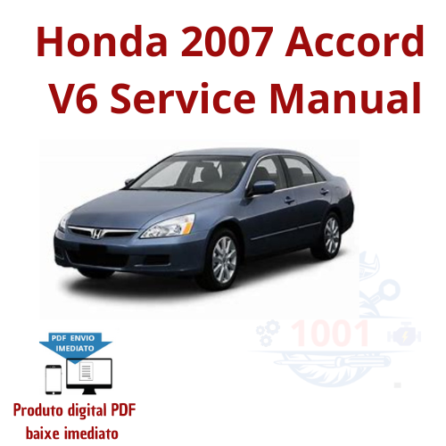 Honda 2007 Accord V6 Service Manual