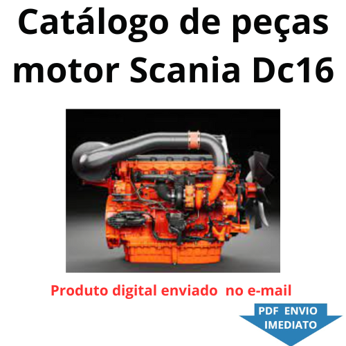 Catálogo de peças motor Scania Dc16