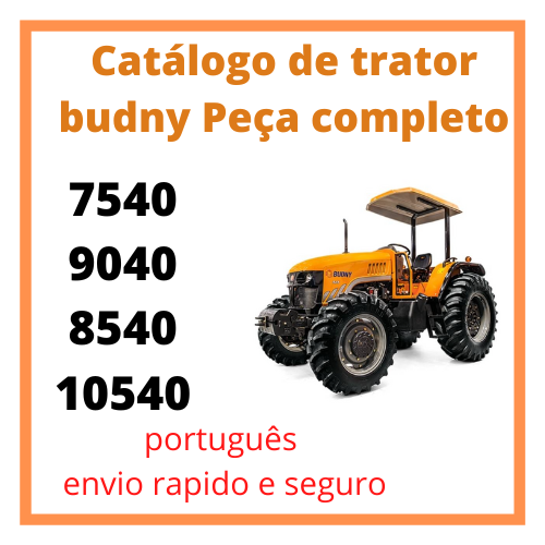 Catálogo de trator budny Peças 7540 8540 9040 10540