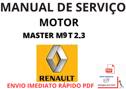 Manual de Oficina motor Renault Master 2.3 M9R M9T e derivados