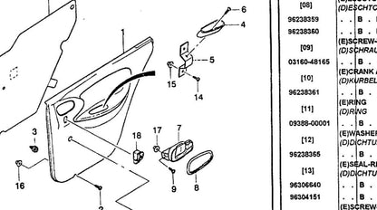 Catálogo de Peças DAEWOO - Lanos - Service - catálogo em ingles