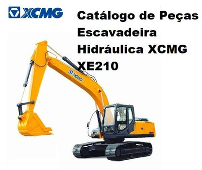 Catálogo de peças Escavadeira hidráulica xcmg xe210