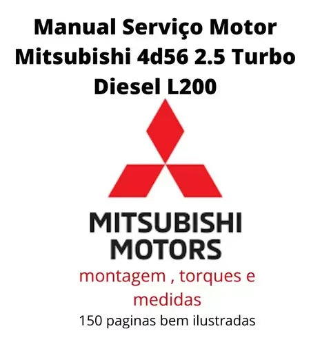 Manual De Serviço Do Motor 4d56 L200 Mitsubishi