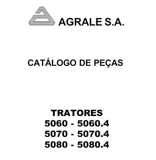 AGRALE Catálogo Peças Tratores 5060 5070 5080 Ano 2000 PDF