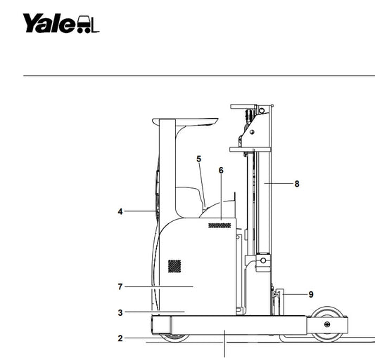 Catalogo De Peças Empilhadeira Yale MR14 - MR14H MR16 - MR16H MR20