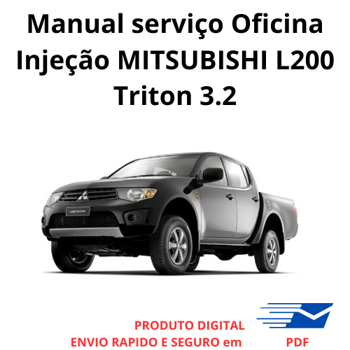 Manual serviço Oficina Injeção MITSUBISHI L200 Triton 3.2