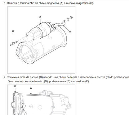 Manual oficina motor D4CB crdi 2.5 16v hyundai hr kia crdi