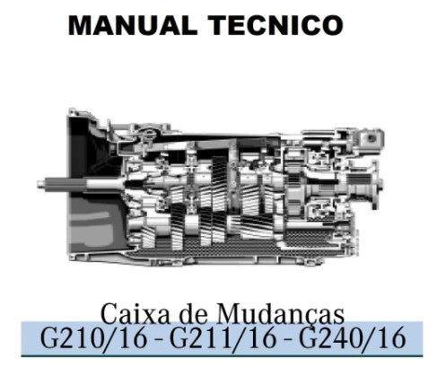 Manual Serviço Cx Cambio Mercedes Bens G210 G211 G240-16