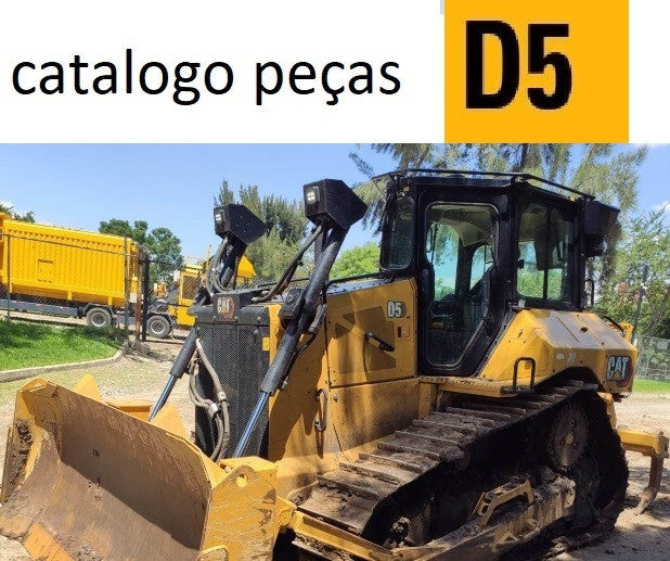 Catálogo de peças D5 cat trator esteira