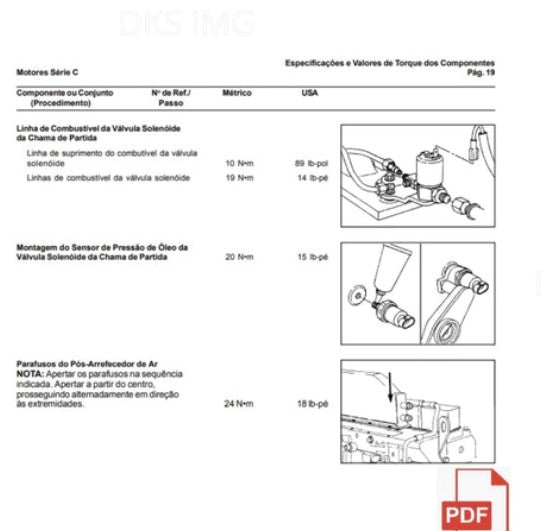 Manual De Serviço Motor Cummins Série C Completo