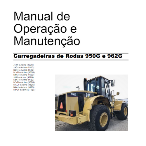 MANUAL DE OPERAÇÃO 950G E 962G