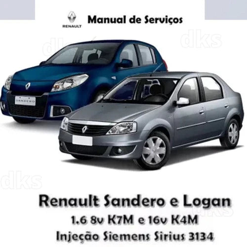 Manual De Serviços Renault Logan Sandero 1.6 8v 16v completo