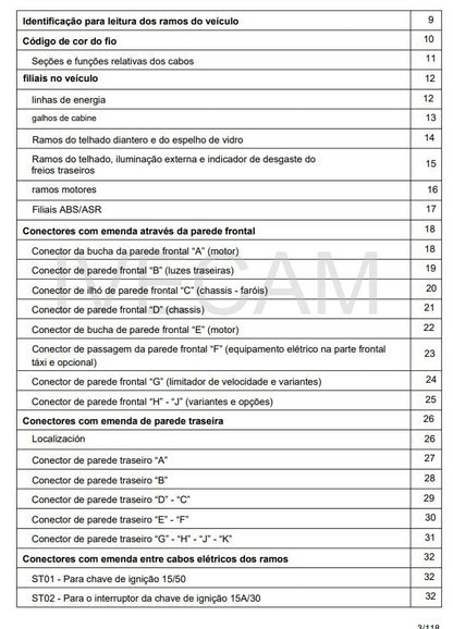 Manual de serviço sistema eletrico iveco portugues