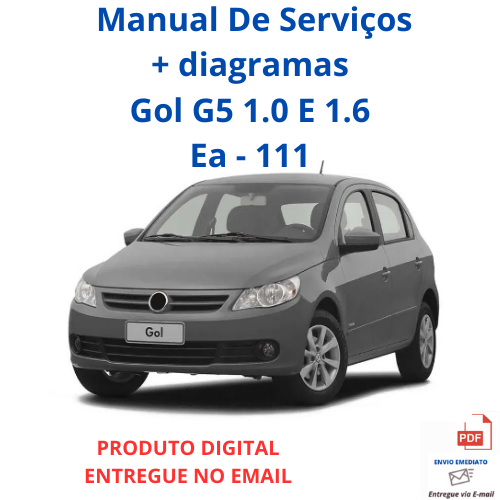 Manual De Serviços  + diagramas  Gol G5 1.0 E 1.6  Ea - 111