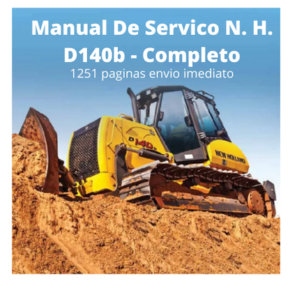 Manual de Servico trator D140B completo 2018