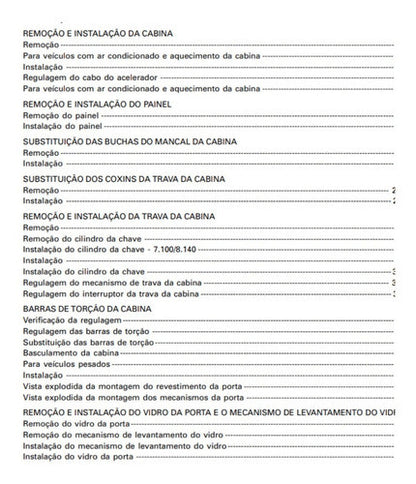 Manual De Serviço Oficina Caminhao Vw 94 Adiante