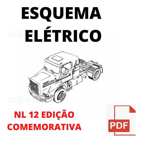 Esquema diagrama Elétrico S65076 Nl12 caminhão Volvo