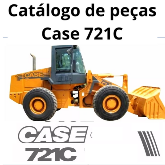 Catálogo de peças pa carregadeira Case 721C completo