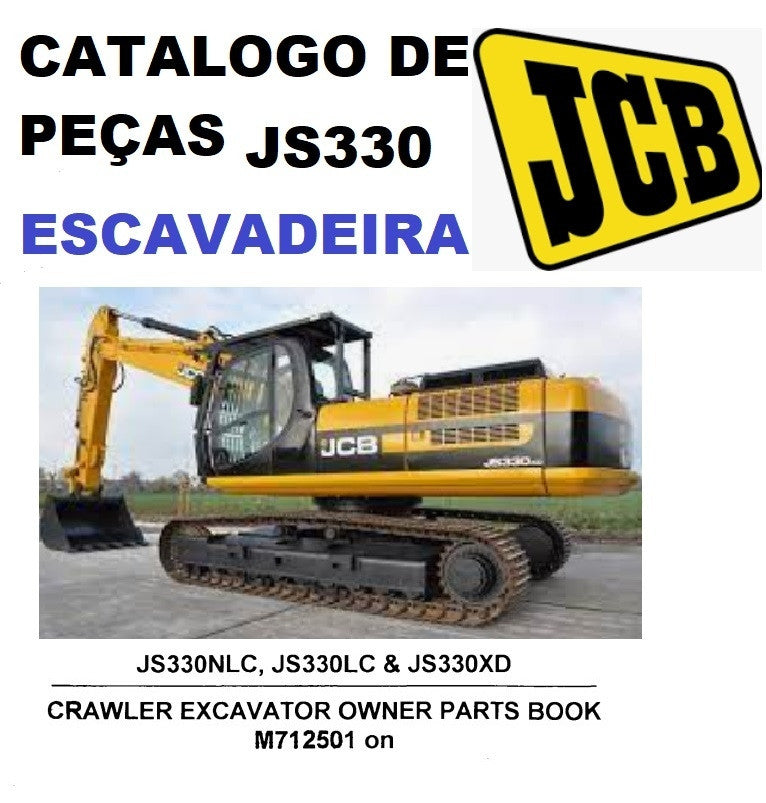 CATALOGO DE PEÇAS JCB JS330 EM INGLES E ESPANHOL