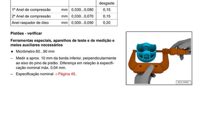 Manual De Serviços Reparação + motor  Gol G4 1.0 ea111