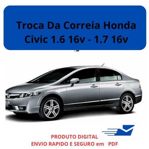 Troca Da Correia Honda Civic 1.6 16v - 1.7 16v