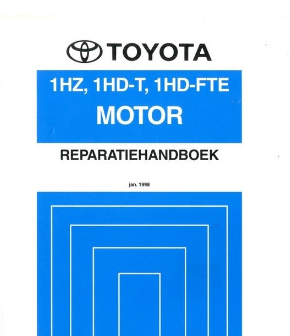 Manual motor Toyota 1hd - 1hz - 1pz - Engine Service Repair RM172E completo