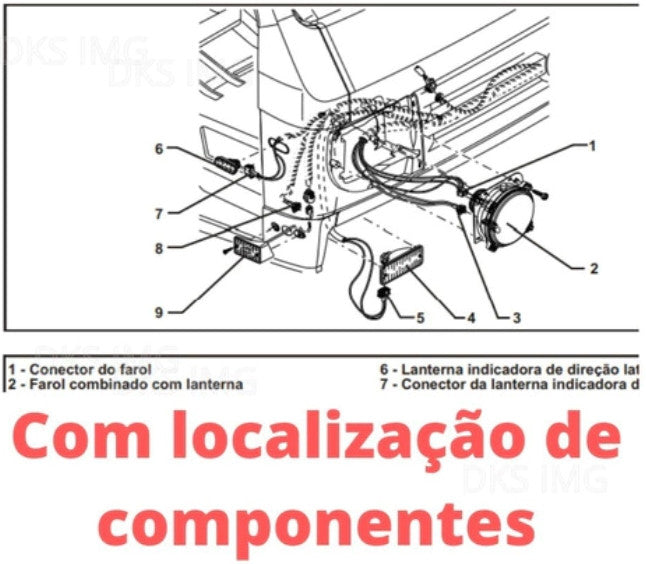 Esquema diagrama Caminhão Vw Delivery 5-140 E 8-150 5.140 8.150 Mwm