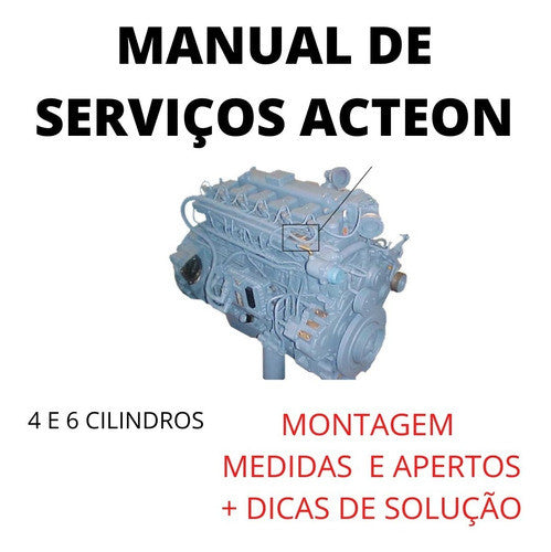 Manual De Serviço Oficina Motores Mwm Acteon