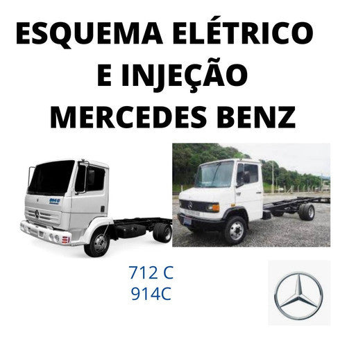 Esquema Eletrico E Injeção Caminhão Mercedes 712c E 914c