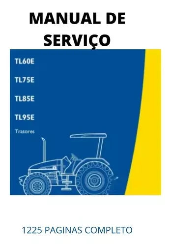 Manual De Serviço Trator New Holland Tl60, 75, 85 E 95e completo