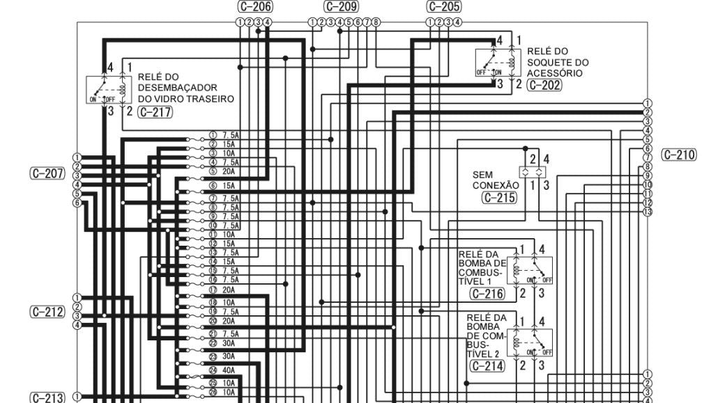 Esquema elétrico l200 Triton mitsubishi