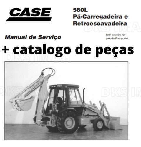 Manual De Serviço Case 580 L Retroescavadeira