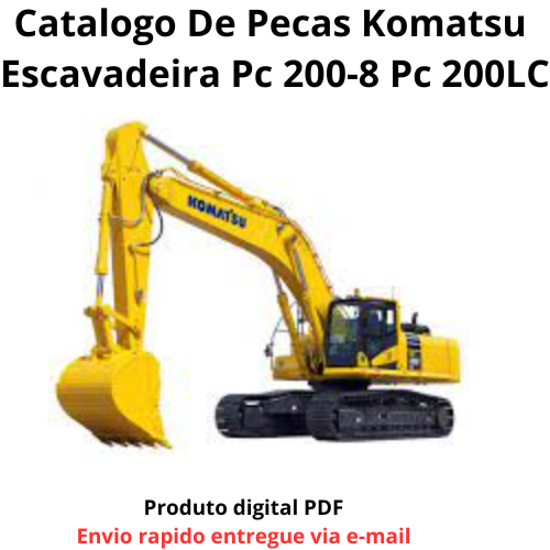 Catalogo De Pecas Komatsu - KOMATSU PC200F - 8 completo