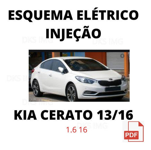 Esquema Elétrico Injeção Kia Cerato Flex 1.6 16v 2013 A 16