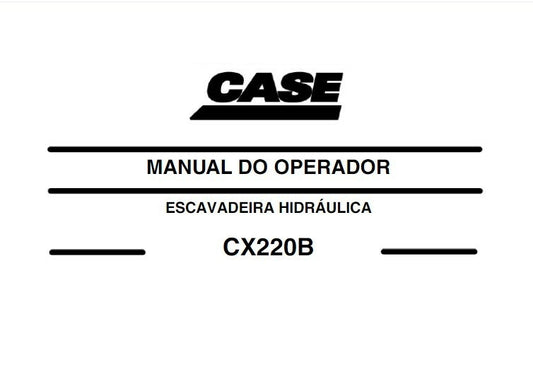 manual do operador case CX220B