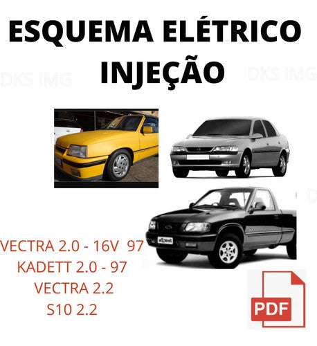 Esquema Elétrico Injeção Vectra-kadet-s10-bosch Motronic M1