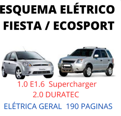 ESQUEMA DIGRAMAS ELETRICO FIESTA E ESCOSPORT 2003 A 2008