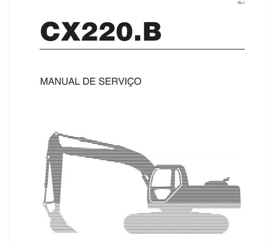 Manual de serviço oficina Case CX220B cx 220b