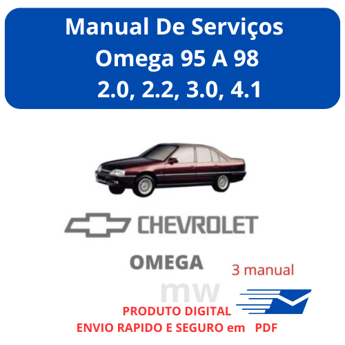 Manual De Serviços Omega 95 A 98 2.0, 2.2, 3.0, 4.1