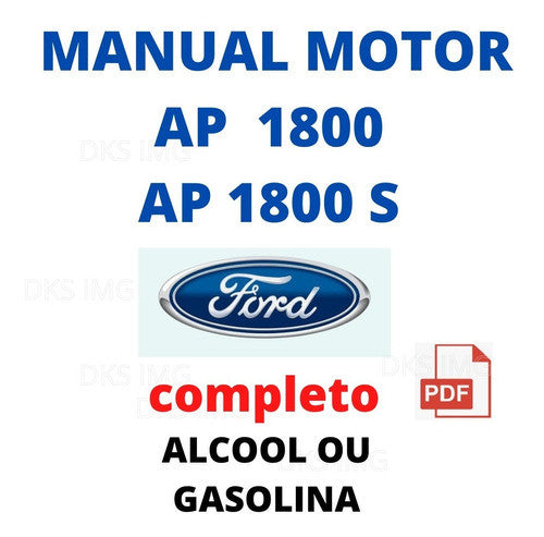 Manual De Serviço Motor1.8 Ap 1800 / Ap 1800s Ford Completo