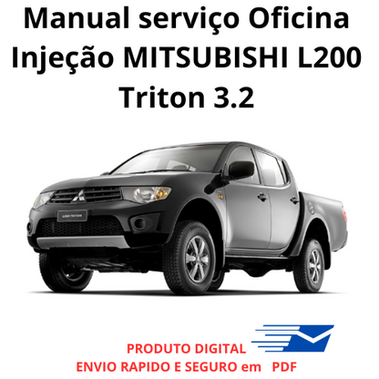 Manual serviço Oficina Injeção MITSUBISHI L200 Triton 3.2