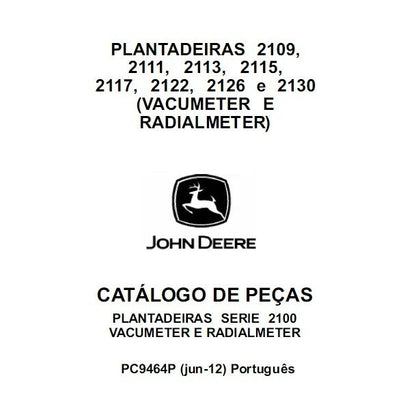 Catalago Plantadeira John Deere 2100 2012 Atual