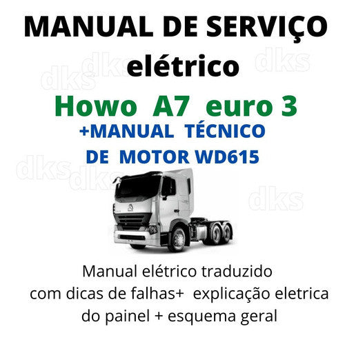 Manual De Serviço Elétrico + Falhas Sinotruk Howo A7