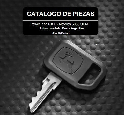 Catálogo de Peças John D motor 6068 oem esp